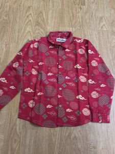 Kids Cute Printed Red Shirt