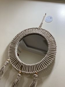 Macrame Circle Mirror