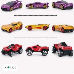 Diecast Metal Car Set 3