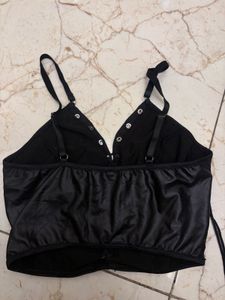 Black Heart Ring Top