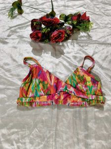 Colorful Patterned Bralette