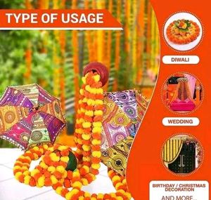 Wall Decoration Hanging Fluffy Marigold