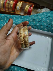 Gold-Plated Bangles_size-2.10 Screw Type