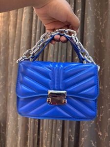 Blue Sling Purse