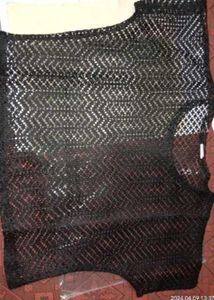 Black Chrochet Top