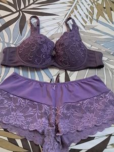 Combo Of Four Imported Fabric Bra N Panty