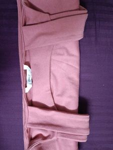 ONLY Cropped Top In Dusty Rose Pink