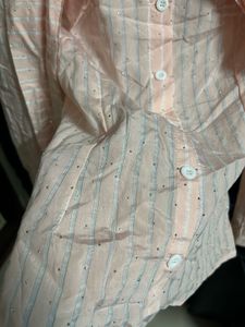 Striped Button-Down Shirt