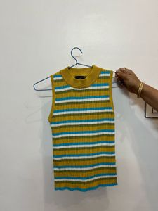Striped Sleeveless Top 🧀