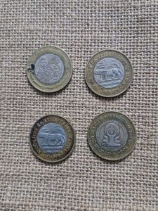 Rare Indian 10 Rupee Coins - Collectible Set
