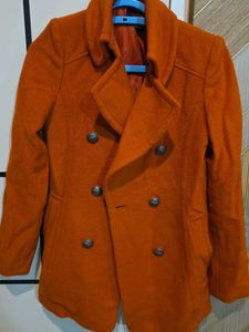 Orange Peacoat
