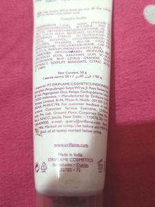 Oriflame Essential Fairness Face Cream With Spf 10