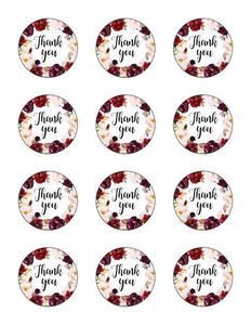 Thank You Stickers
