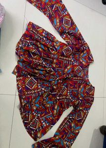 Vibrant Traditional Printed Kurti – Elegant &amp; Eye-