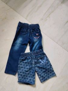 Kids&#39; Denim Pants &amp; Shorts Set