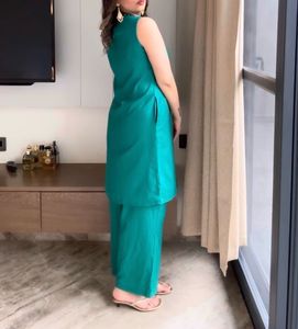 Teal Kurta Set