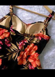 Floral premium padded Bodysuit/Swimsuit