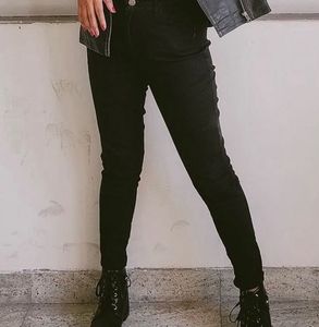 Black Denim Skinny Jeans
