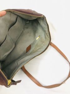 Fossil Leather Tote Bag