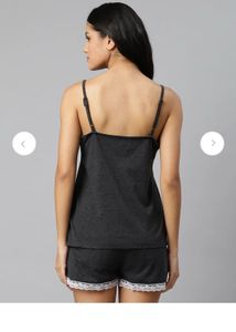 Cute Lace Trim Cami &amp; Shorts Set