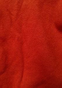 Orange Button-Down Top