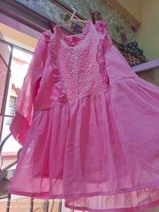 Pink Ruffle Dress