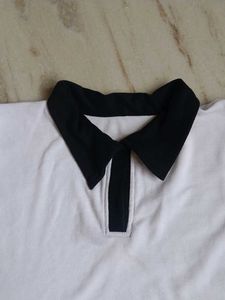 Cute White Polo T-Shirt
