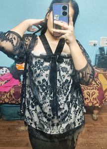 Chokar Neck Off Shoulder