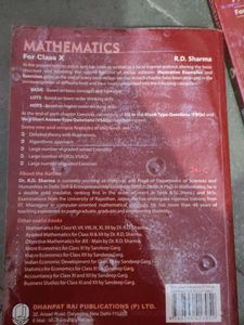 RD Sharma For Class 10 With MCQ Book