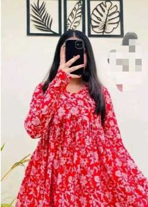 Red Floral Dress