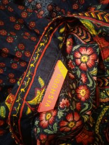 Floral Print Ethnic Gown