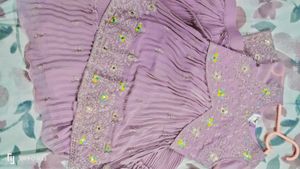 Lavender Embellished Indian Outfit