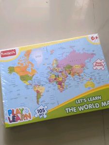 Funskool The World Map Jigsaw Puzzle 🧩