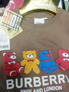 Burberry Rubber Printed, Cotton Blend T-shirt