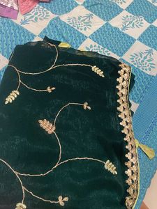 Beautiful Saree With Designer Blouse