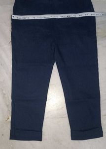 Navy Capri Pants