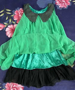 Green Polka Dot Dress