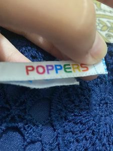 Navy Blue Lace Dress