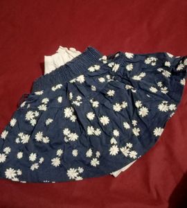 Baby Girl T-shirt Skirt Dress 6to12 Months