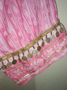 Pink Embellished Palazzo Pants