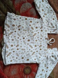 Floral Print Girls Top