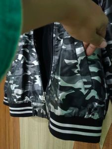 Imported Military Print Leather(Rackzin) Jacket 🧥