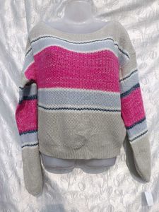 Striped Knit Pullover 💜