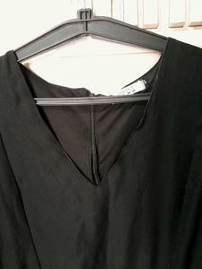 Black V-Neck Dress