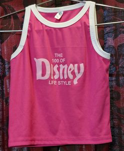 DISNEY PINK CROP TANK TOP
