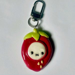 Strawberry 🍓🐰 Miffy Keychains