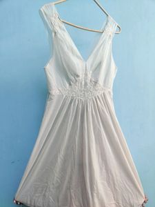 White Corset Design Frock