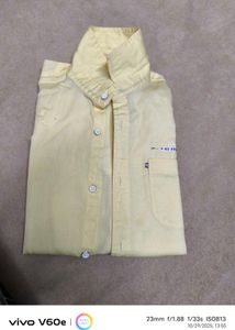 6-7 years Boys Yellow Casual Shirt