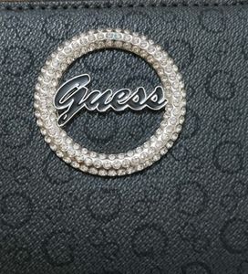 Guess Wallet with Rhinestone Logo