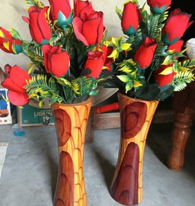 Wooden Flower Pot